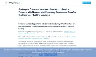 Preview of the Geological Survey of Newfoundland and Labrador Case Study