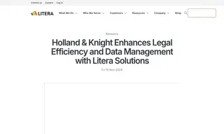 Preview of the Holland & Knight Case Study