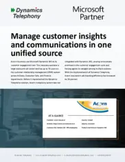 Preview of the Acorn Insurance Case Study