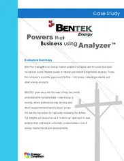 Preview of the BENTEK Energy Case Study