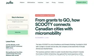 Preview of the SCOOTY Case Study