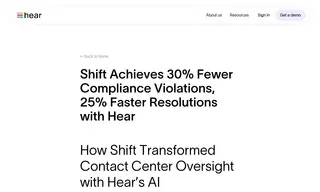 Preview of the Shift Case Study
