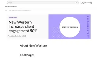 Preview of the New Western Case Study