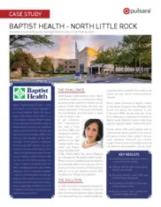 Preview of the Baptist Health Medical Center Case Study