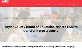 Preview of the Taylor County Schools Case Study