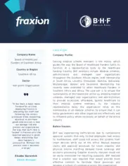 Preview of the Board of Healthcare Funders Case Study