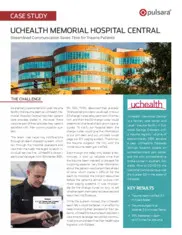 Preview of the UCHealth Case Study