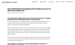 Preview of the WakeMed Case Study