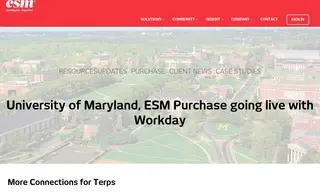 Preview of the University of Maryland Case Study