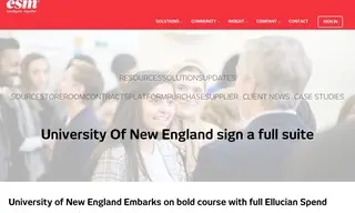 Preview of the University of New England Case Study