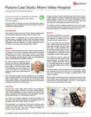Preview of the Premier Health Miami Valley Hospital Case Study