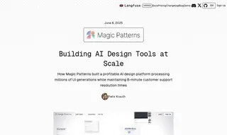 Preview of the Magic Patterns Case Study
