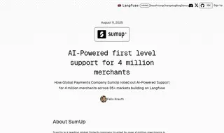 Preview of the SumUp Case Study