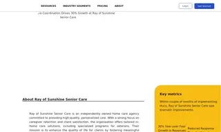 Preview of the Ray of Sunshine Senior Care Case Study