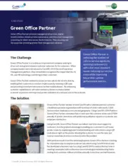 Preview of the Green Office Partner Case Study