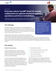 Preview of the D-Groupe Case Study