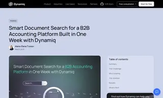 Preview of the B2B Accounting SaaS Company Case Study