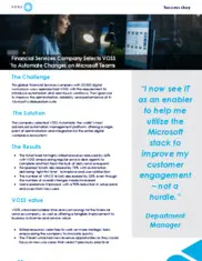 Preview of the Global Financial Services Company Case Study