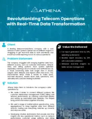 Preview of the Leading Telecommunications Company Case Study