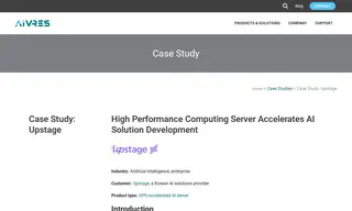 Preview of the Upstage Case Study
