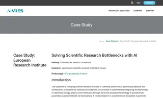 Preview of the Leading Scientific Research Institute Case Study