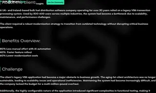 Preview of the Bulk Fuel Distribution Software Company Case Study