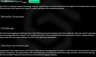 Preview of the Leading Transport Technology Company Case Study