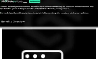 Preview of the Leading Financial Institution Case Study