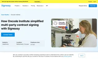 Preview of the Oncode Institute Case Study