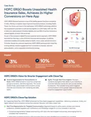 Preview of the HDFC ERGO General Insurance Company Case Study
