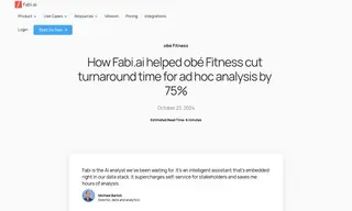 Preview of the obé Fitness Case Study