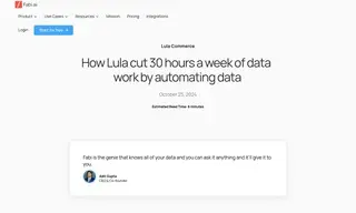 Preview of the Lula Case Study