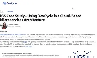 Preview of the Intelligent Growth Solutions (IGS) Case Study