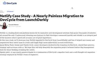 Preview of the Netlify Case Study