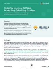 Preview of the Hedgehog Investments Case Study