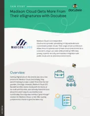 Preview of the Madison Cloud Case Study
