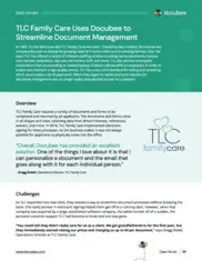Preview of the TLC Family Care Case Study