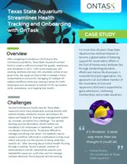 Preview of the The Texas State Aquarium Case Study