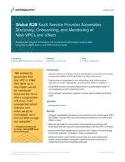 Preview of the Global B2B SaaS Service Provider Case Study