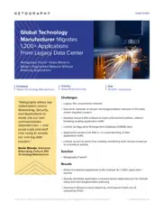 Preview of the Global Technology Manufacturer Case Study