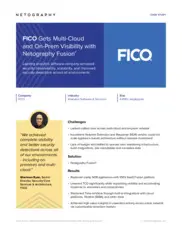 Preview of the FICO Case Study