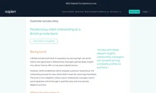 Preview of the British Private Bank Case Study