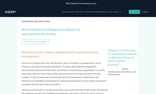 Preview of the Dartmouth College﻿ Case Study