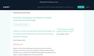 Preview of the King’s College London Case Study
