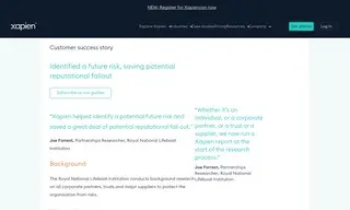Preview of the Royal National Lifeboat Institution Case Study