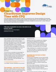 Preview of the ClearStream Environmental Case Study