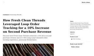 Preview of the Fresh Clean Threads Case Study