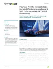 Preview of the European-Based Global Insurance Providing Company Case Study