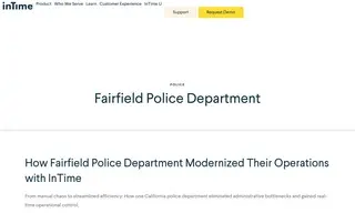 Preview of the Fairfield Police Department, CT Case Study