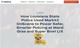 Preview of the Louisiana State Police Case Study